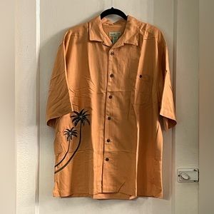 Trader Bay tropical embroidered shirt.